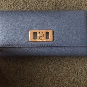 Blue Michael Kors Wallet